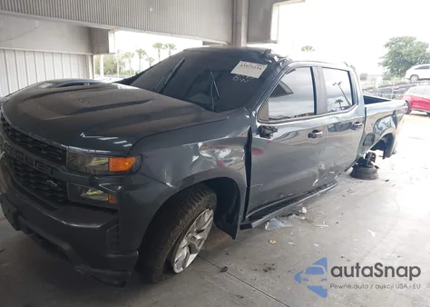 2021 Chevrolet Silverado 1500 2Wd Short Bed Custom z USA, uszkodzony, nr VIN 3GCPWBEH2MG171700